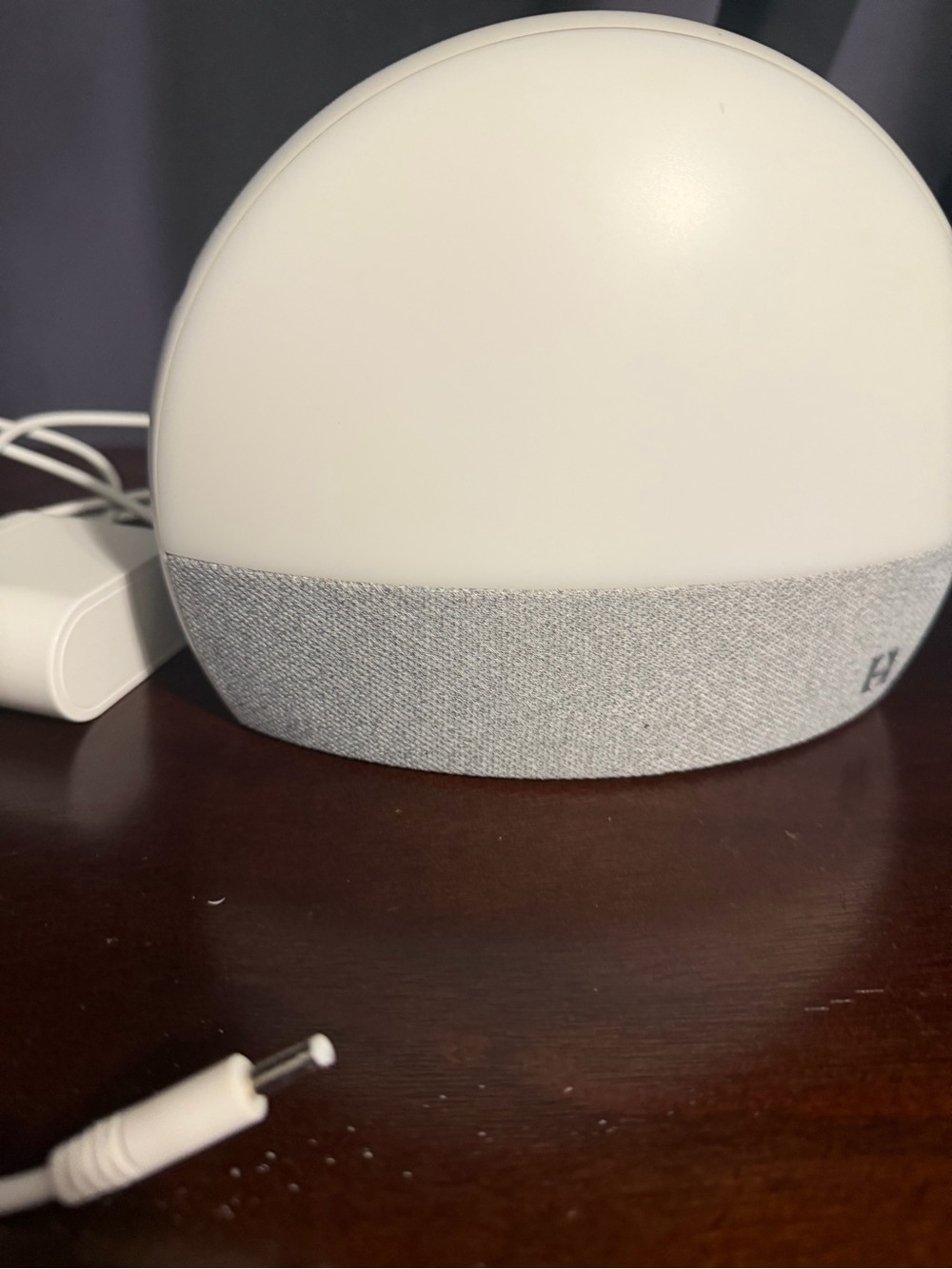 Hatch Night Light and Sound Machine in White and Light Gray